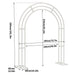 Sophisticated-and-Charming-Metal-Arch-Stand-for-Memorable-Moments