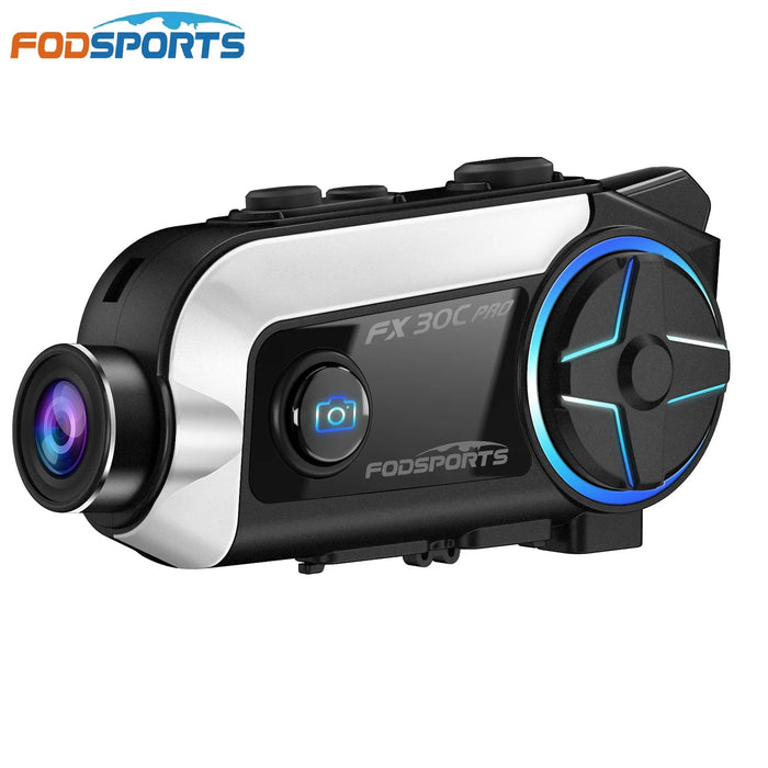 Wireless Helmet Headset with Camera and Voice Control