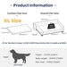 X-Large Waterproof Luxury Elevated Pet Sofa Bed - Wear-Resistant Snuggle Lounge Chair for Dogs