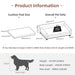 Spacious pet sofa bed large enough for kittens, puppies, or two cats/dogs