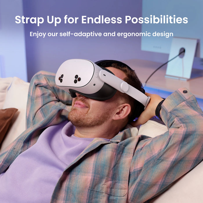 Enhanced support, lightweight VR accessory for extended use
