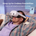 Enhanced support, lightweight VR accessory for extended use