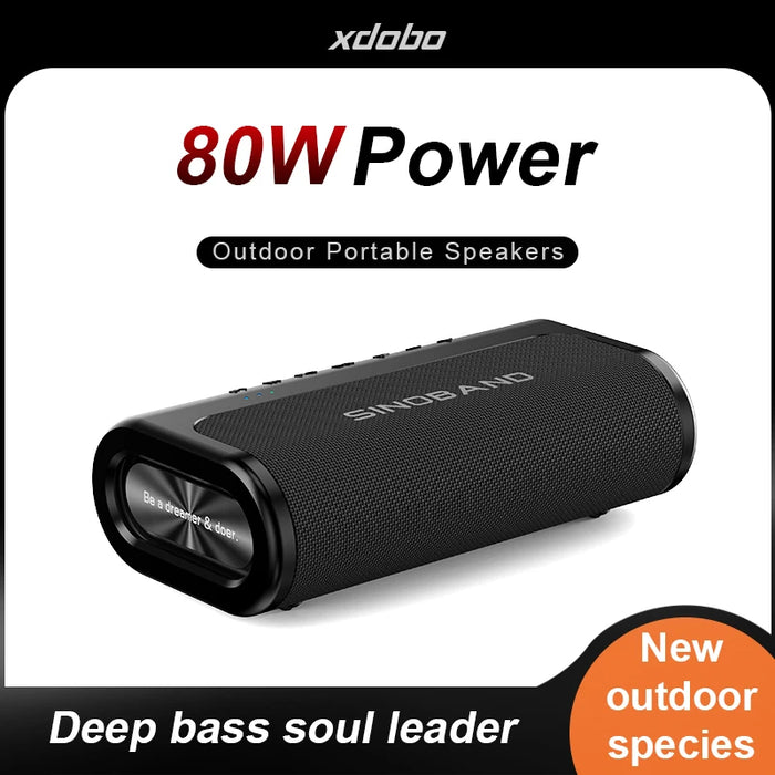 Rechargeable 80W Bluetooth Speaker IPX5 Waterproof Party