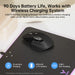 Ergonomic shape reduces wrist fatigue for comfortable operation