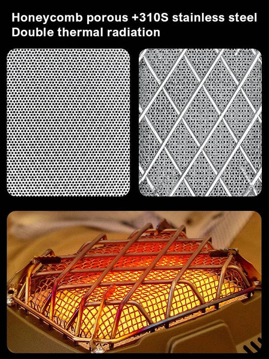 Made with Aluminum Alloy Plate, Ceramic Panel, and Stainless Steel Mesh