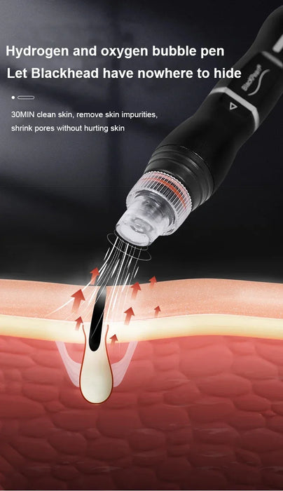 10-in-1 Hydrofacial Machine with Oxygen Peeling & Moisturizer