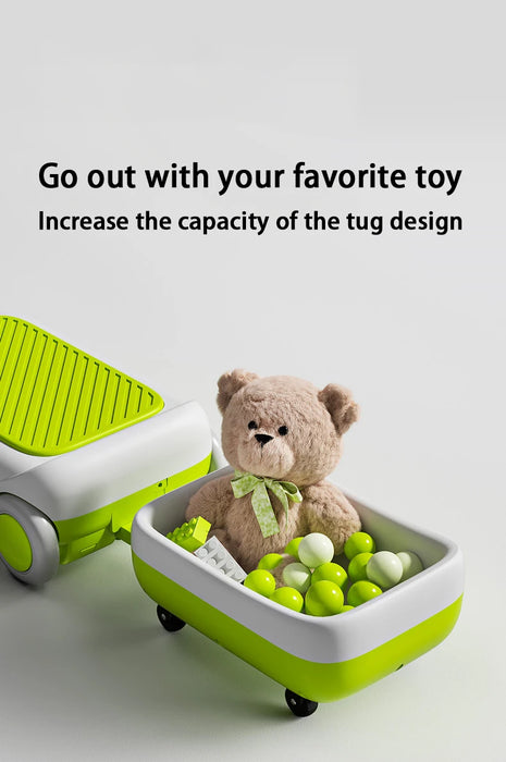 Mini Cleaning Ride-On Kart for Kids – Rechargeable, Oversized Seat, Ages 3+
