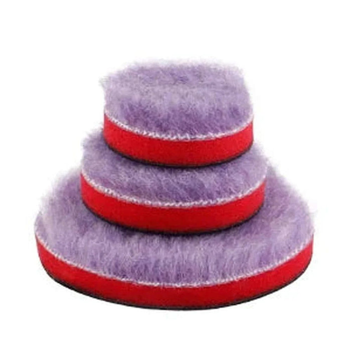 32Pcs T-Shape Car Detail Polishing Pads - Wool Buffing Pads for Car Polisher & Electric Drill (5 Sets - M14 Thread) - FLUXA