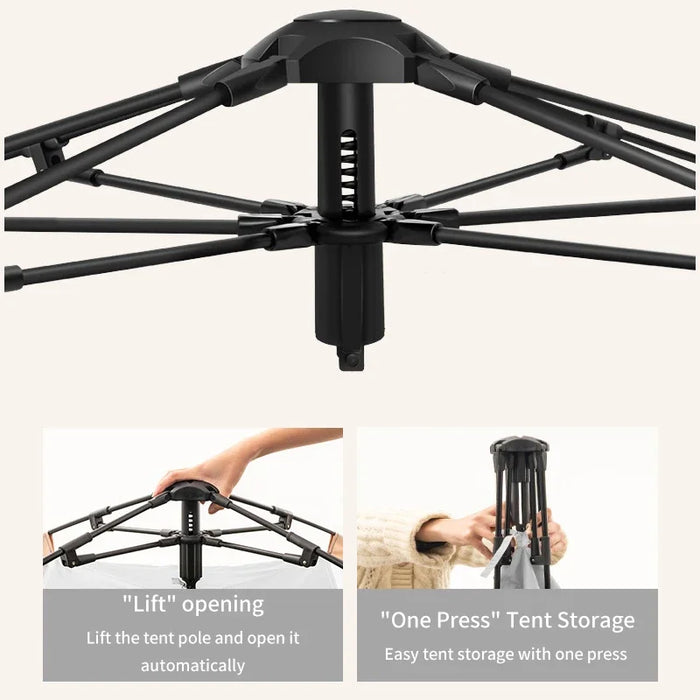 3–4 People Waterproof Instant Setup Tent for Outdoors