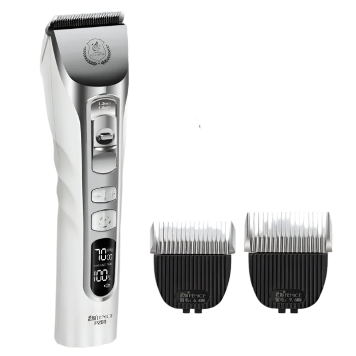 Rechargeable Cordless Pet Grooming Clipper with LCD Screen Display