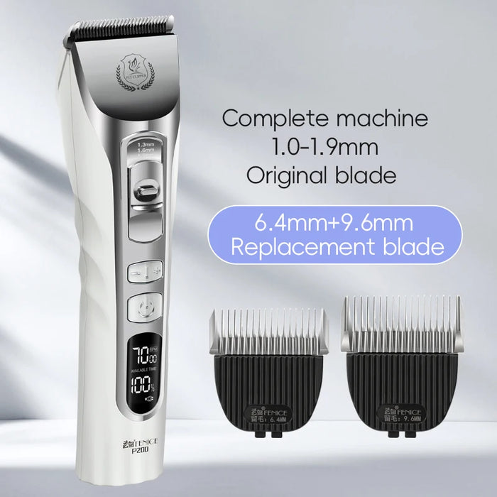 Package Contents: Cordless Clipper, Guide Combs, USB Cable, Cleaning Brush, Lubricating Oil, User Manual