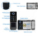 C3 Smart Door Lock with fingerprint, Card, Key, Password, Waterproof, WiFi & Bluetooth Enabled, Remote Control, App Access, Keyless Digital Entry, Secure Electronic Lock System