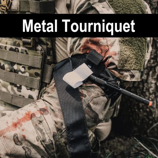 Black Tactical First Aid Survival Trauma Kit for Crisis Situations