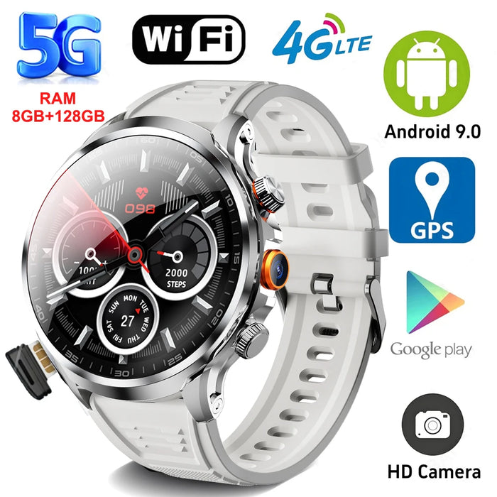 AMOLED Smartwatch with 500W Camera, 128GB Storage