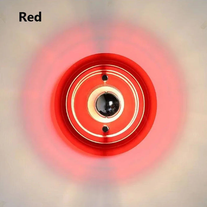 Red Decorative Wall Lamp for Stylish Room Atmosphere