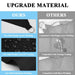 High-quality 420D Waterproof Sun Shade Sail Outdoor Shelter Cover Black (4X4X4CM) with water-resistant design and easy installation for patios, gardens, and pools