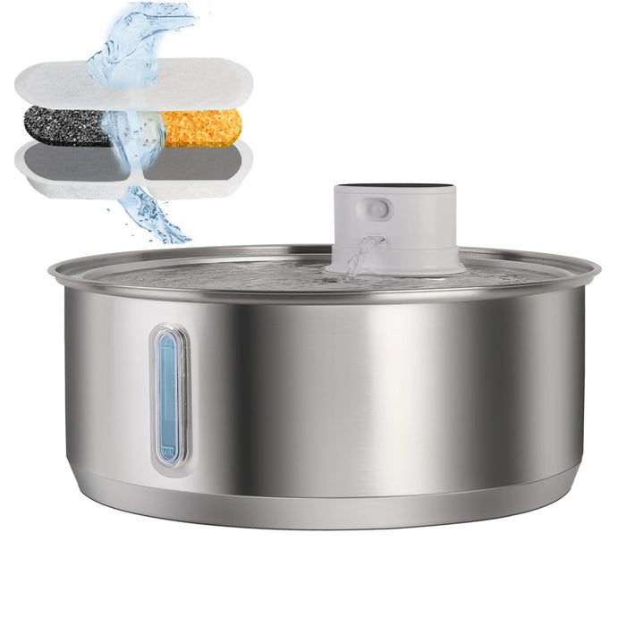Stainless Steel Pet Water Fountain 8L