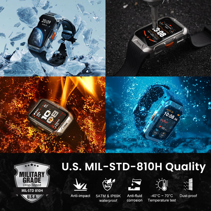 Ultra GPS Smartwatch for Men with 3D Curved Screen
