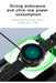 Long battery life with up to 35 hours of music playback