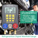 High Precision Digital Manifold Gauge with 32-Bit Processor for Reliable Measurements