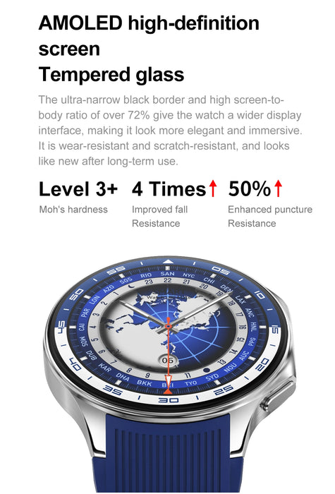 Smartwatch 2025 | 4GB, Bluetooth Calling, MP3/MP4, Fitness Tracker, Waterproof - Leather Brown