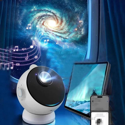 3D Rotating Night Light creating a dynamic starry night sky