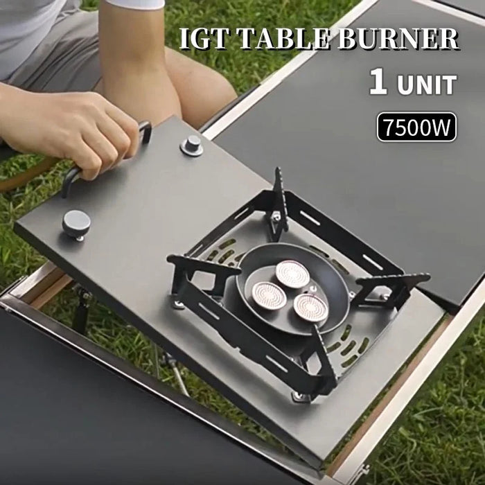 7500W IGT Gas Stove for Outdoor Cooking & BBQ