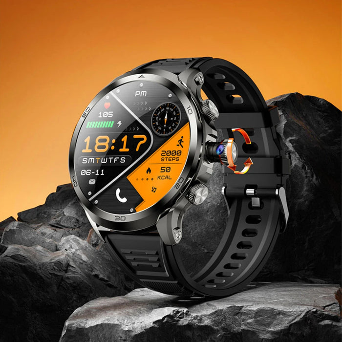 4G SIM Android Smartwatch with HD Camera & Extra Power Bank