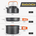  Efficient heat transmission for faster cooking outdoors 