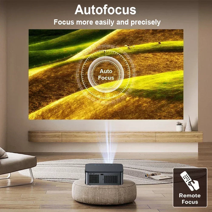 Portable 4K Android Projector with Bluetooth