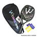 Beach tennis racket package with storage bag and wristband for intermediate and professional players