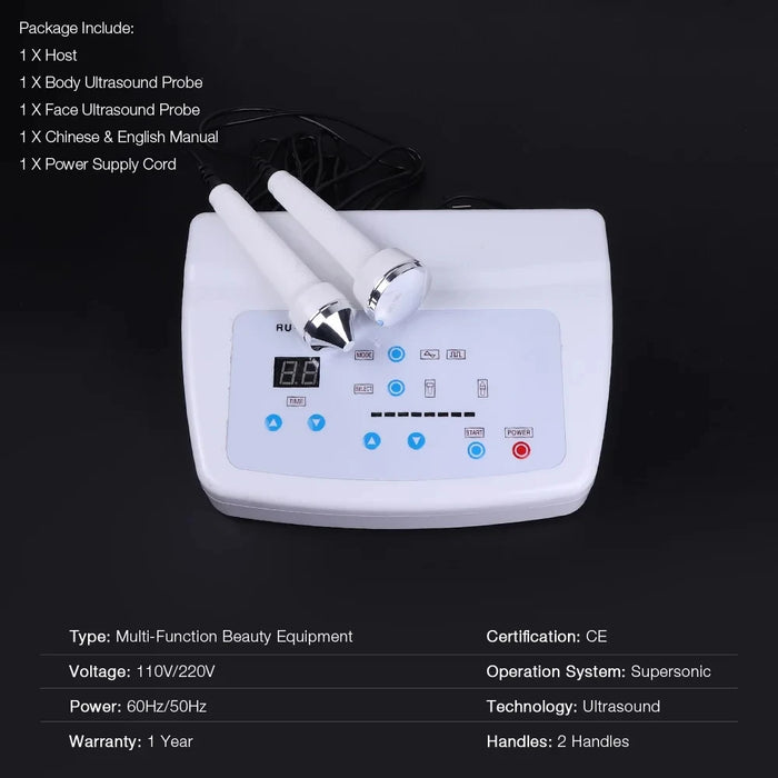 Multi-function beauty equipment with ultrasound technology