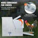 Slip-proof pedal for stable feeding habits for your poultry