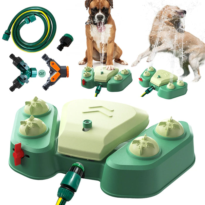 Interactive Dog Sprinkler Fountain, Summer Outdoor Toy