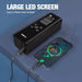 Built-in LED lamp provides visibility in low-light situations