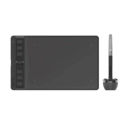 16 x 10 Cm Graphics Tablet with 6 Express Keys, Supports Android, Mac, Windows (H641P-Black) - FLUXA