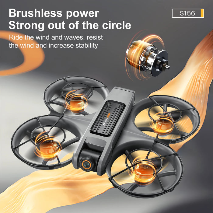 Long Range 8K Dual Camera Drone Gray 4 Battery