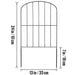 Garden Fence - No Dig Animal Barrier, 3.80cm Spike Spacing (24x13 in 28Pcs) - FLUXA