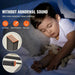 Metal bed frame with 680 kg weight capacity and 9 reinforced legs