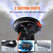 850W Electric Drywall Sander with Adjustable Variable Speed and Self-Suction Handle - FLUXA