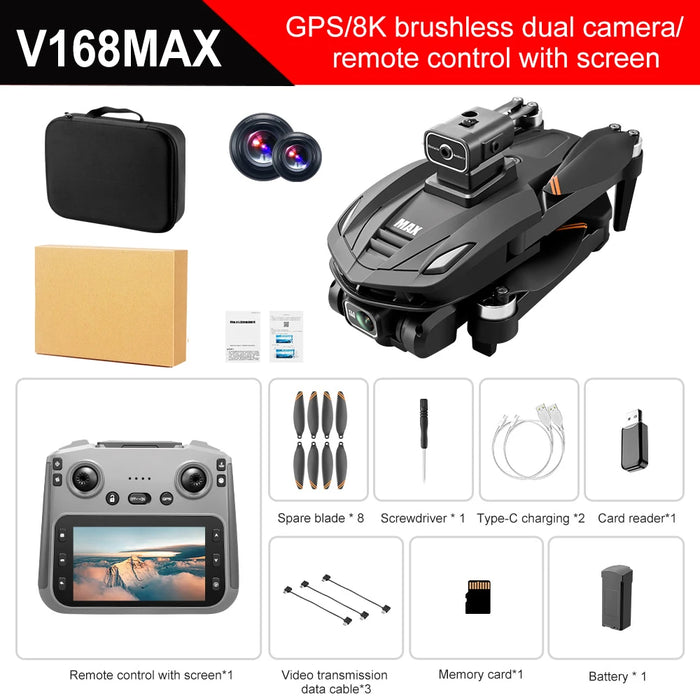 8K Professional GPS Drone with 5G WiFi & Obstacle Avoidance