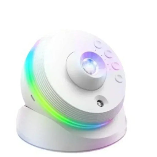 13-in-1 HD Galaxy Star Projector with 360° Rotation for Bedroom Decor White