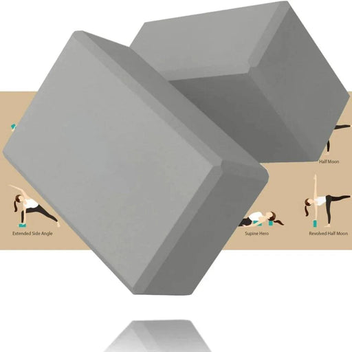 Package includes 2 odor-resistant foam yoga blocks for ultimate support