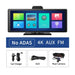 26 cm 4K Dash Cam with ADAS, Wireless CarPlay, Android Auto, GPS, 5G WiFi for advanced driving assistance and connectivity
