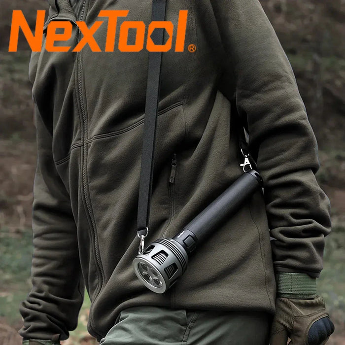 Waterproof 3600LM LED Flashlight, 10000mAh Battery, Outdoor Use