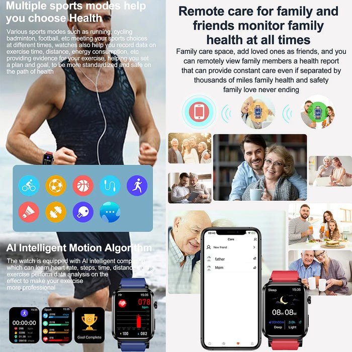 Multi-Sport Modes for fitness tracking and workouts