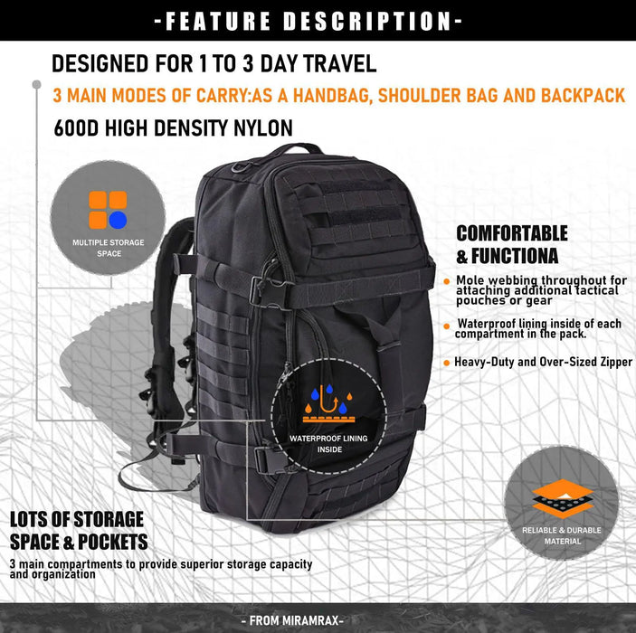 Outdoor Travel Backpack for Men