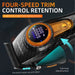 Professional Hair Clipper 9000RPM Cordless Adjustable Hair Trimmer with Base