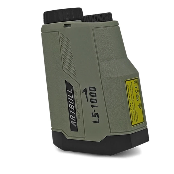 Golf laser rangefinder with 1000M range, slope measurement, and flag-lock technology