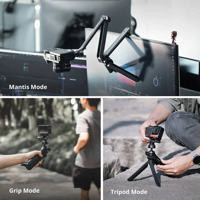 Caplock Mantispod Z Tripod 3-Way Monopod Hand Grip for GoPro Hero